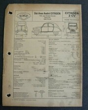 Revue technique Citroen 2 CV