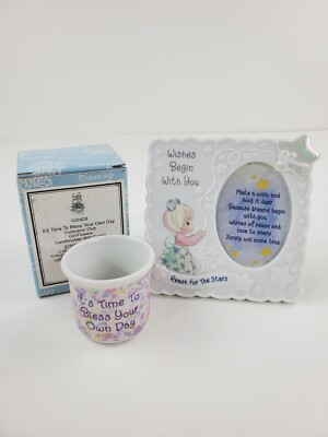 Precious Moments ''It's Time To Bless Your Own Day/Wishes Begin With You'' Frame