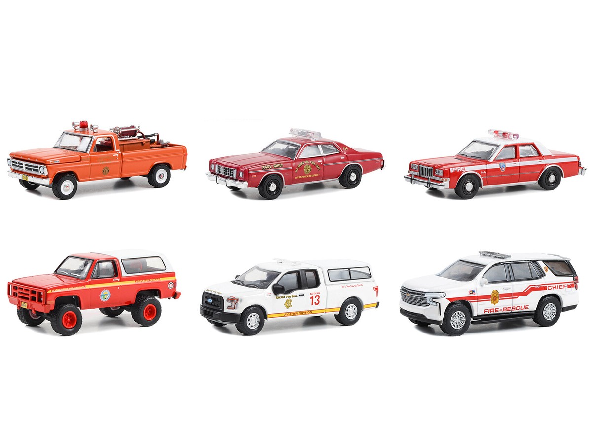 Fire & Rescue Set of 6 pieces 4 1/64 | eBay
