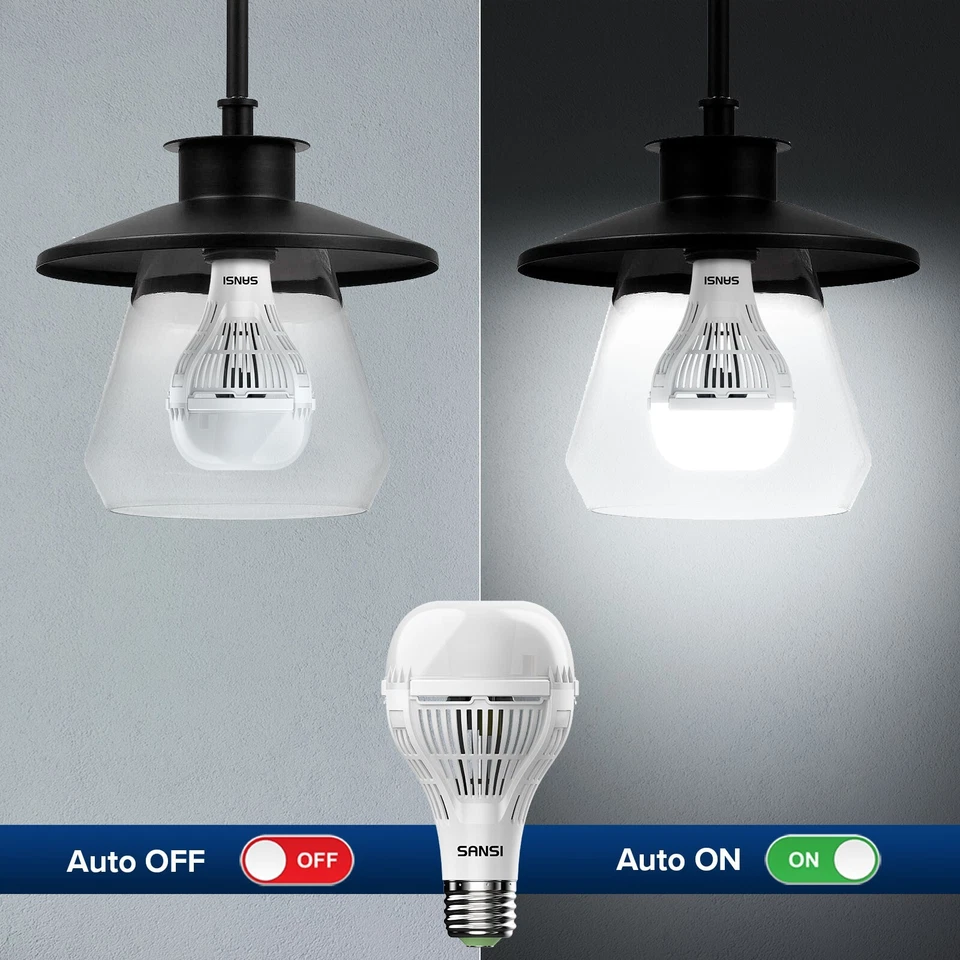 4Pack SANSI 150W Equiva LED Bulbs 2500LM Super Bright Light Bulbs 5000K Daylight - Image 3 of 4