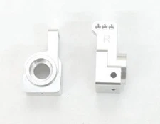 ST Racing Silver Aluminum 0 Degree Rear Hub Carriers for SC10 4x4 # STC91032S