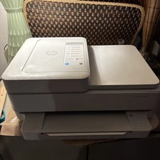HP Envy 6400E All-In-One Wireless Color Inkjet Printer With Power Cord Tested