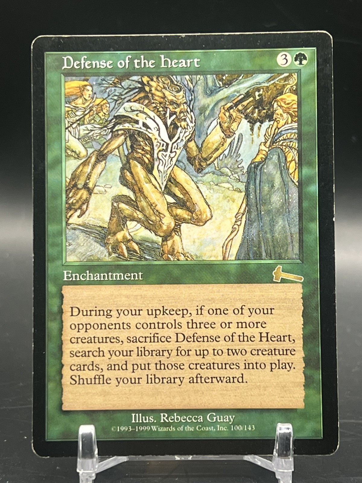 Magic The Gathering Urza's Legacy Defense of the Heart #100/143 MTG LP