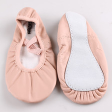 Capezio Girl's Ballet Shoe Little Kid Size 13.5 Pink Leather New In Bag CFS201C