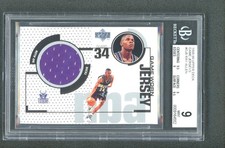 1998-99 Upper Deck Ray Allen Game-Used Jersey #GJ5 BGS 9