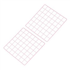 14"x14" Wire Grid Panel, 2 Pack Wall Grid Decorative Board Photo Display Pink
