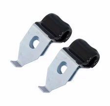 1979-1993 Ford Mustang Emergency Parking Brake Cable Attaching Brackets - Pair