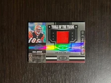 CHAD JOHNSON 2007 Absolute Tools of the Trade Game Used Prime JERSEY PATCH /50!