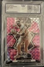 2022 Panini Mosaic - Manny Machado #57 Pink Camo Mosaic Prizm