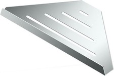 1470 Elegant 9" Corner Shower Shelf 9" Chrome Metal