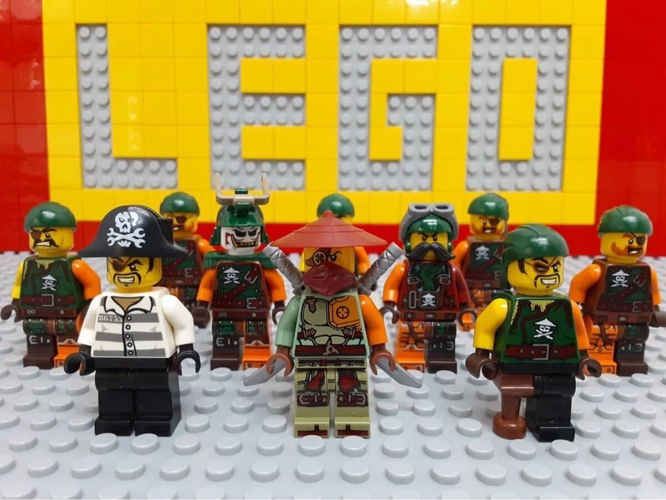 LEGO Ninjago minifigura lote diez Ronin Capitán Soto Sky Pirates Foto 4 de 4
