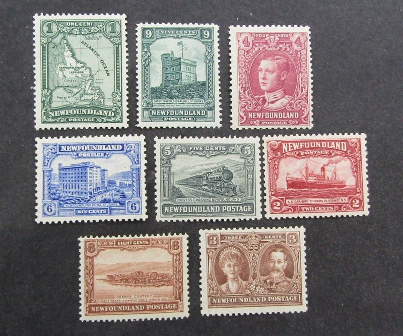 nystamps Canada NewFoundland Stamp # 145-152 Mint OG H/NH     U19x1026