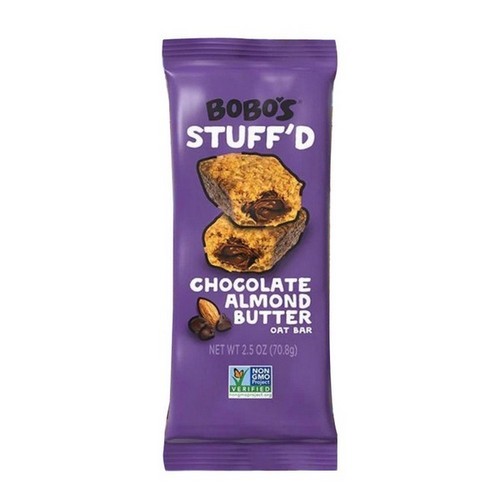 Barra De Avena Rellena De Almendra Con Chocolate 2.5 Oz (Caja De 12)