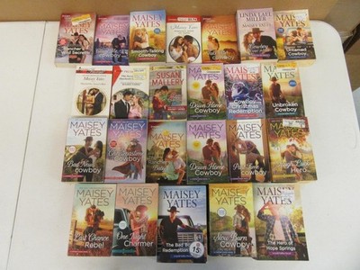 BIG Lot of (24) MAISEY YATES Cowboy Romance Books GOLD VALLEY Harlequin Presents