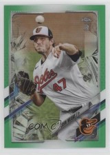 2021 Topps Chrome Ben Baller Edition Green Refractor 73/99 John Means #72 sh7