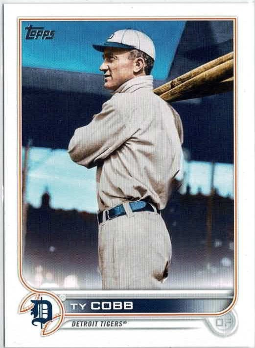 2022 Topps Update Ty Cobb (Tigers) Image Variation SP Card No. US204