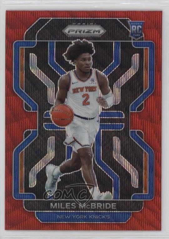 2021-22 Panini Prizm Ruby Wave Prizm Miles McBride #283 18t1