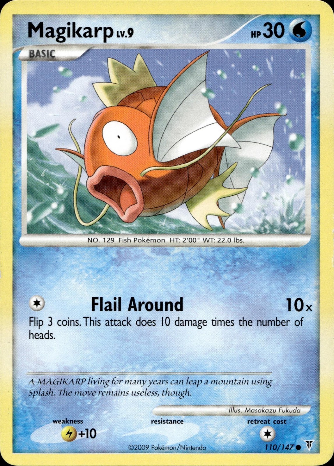 MAGIKARP 110/147 COMMON SUPREME VICTORS POKEMON LP