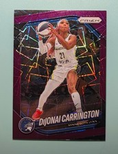 2025 Prizm WNBA - DiJonai Carrington Purple Velocity Prizm #'d 11/59 - Sky