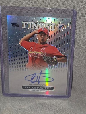 2013 Topps Finest Carlos Martinez Auto Rookie Refractor RC #RA-CM STL Cardinals