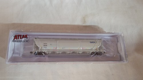 Atlas N Trains #55188 Trinity 5660 Covered Hopper Car GACX blau GATX 50006838 | Zustand: New