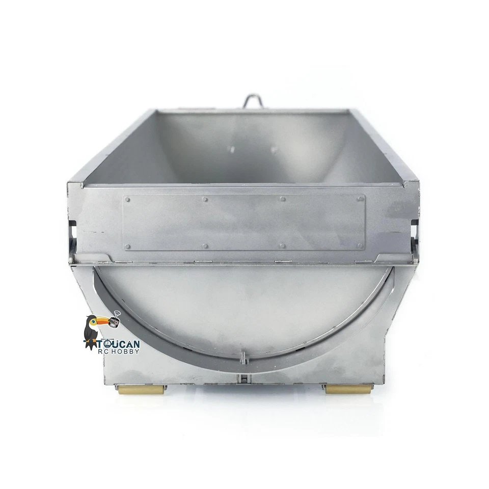 1/14 Metal U Shape Bucket for 10WD RC Roll On Off Tipper 8WD Full Dumper 770S - Image 4 of 4