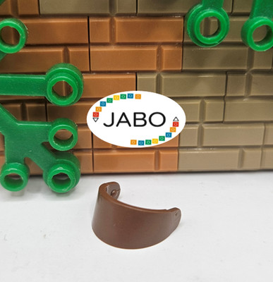 ( S10 /12/ 11 ) Lego 2447 Helmet Visor Standard Brown