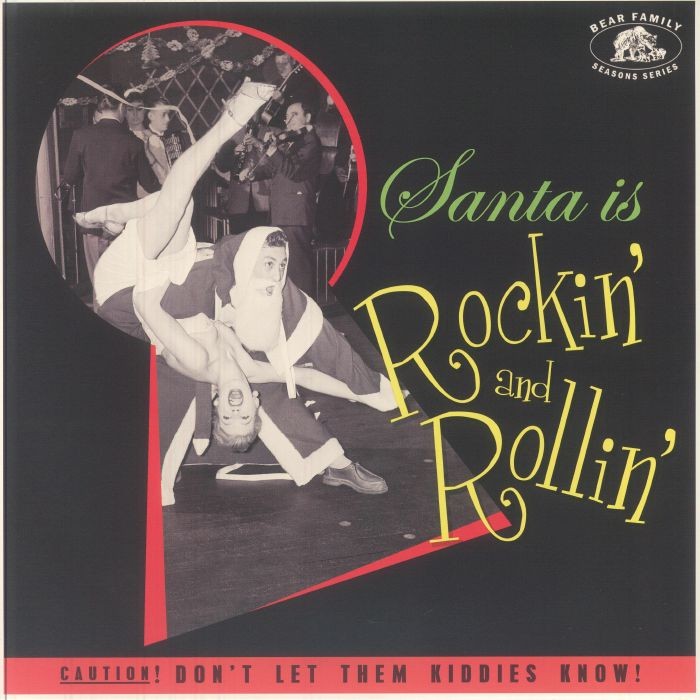 VARIOUS - Santa Is Rockin' & Rollin' - Vinyl (translucent red vinyl LP + insert)