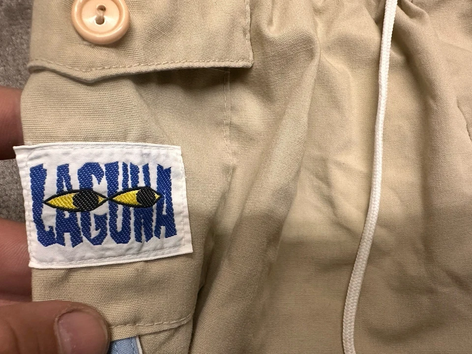 Bañador Laguna vintage años 80’s forrado para hombre talla mediana 32-34 hecho en EE. UU. Foto 2 de 4