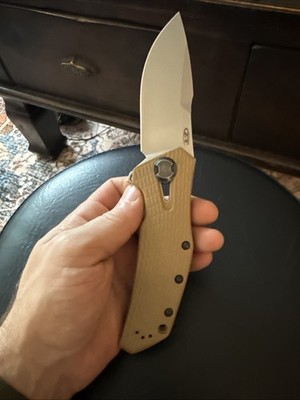 Zero Tolerance 0308 Folding Knife - Brown Excellent Condition CPM 20CV