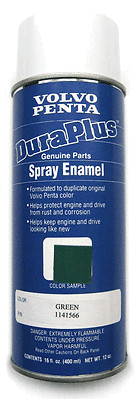 Volvo Penta Green Diesel Engine Touch Up Spray Paint Boat Motor 1141566