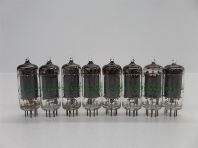 Lot Of 8 Sylvania 12AU6 Electron Tubes