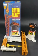 Vintage MATTEL Astro Blast Rocket Booster w/ Rocket No. 2123 w/ Original Box