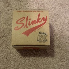 Original Style Slinky Metal Toy Collectors Edition W/Box USA James Industries