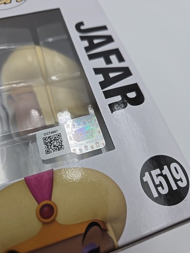 Funko Pop! Jafar #1519 Jonathan Freeman Firmado Disney Aladdin OCCM CERTIFICADO DE AUTENTICIDAD - Imagen 8 de 8