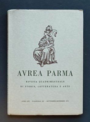Avrea Parma (Aurea Parma) Jahr LIX 1975, Fasc. III