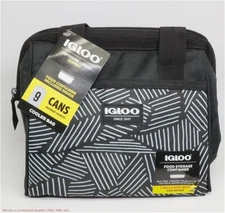 Igloo Print Essentials Leftover Lunch Bag with Pack Ins - Black *SEE DEAL!!!*
