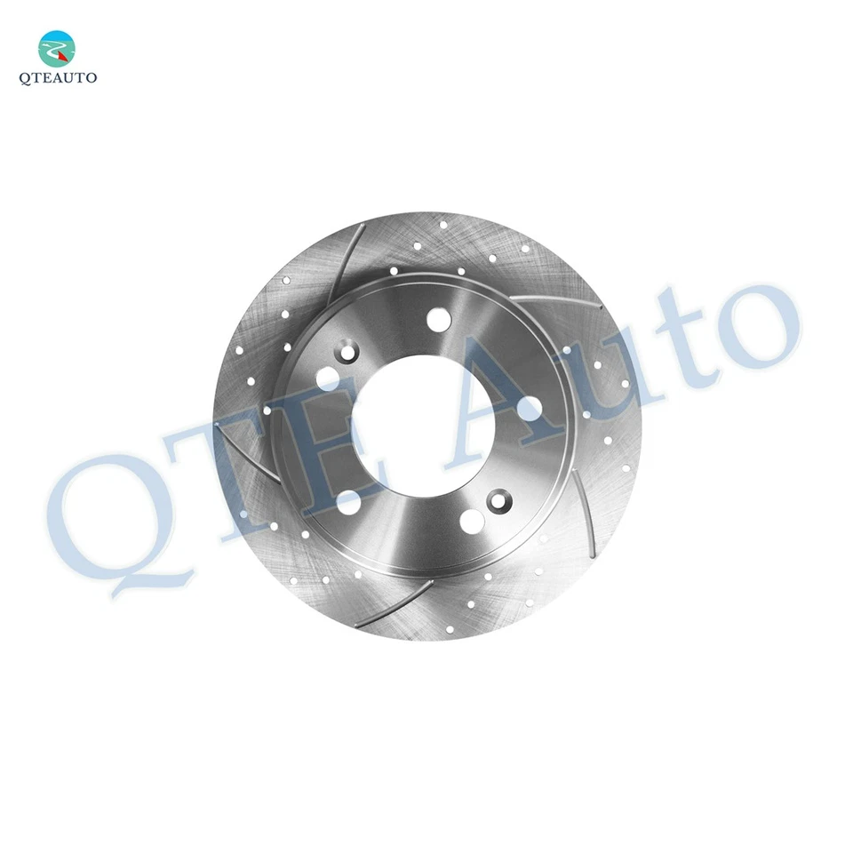 4 rotores de disco de freno ranurados perforados traseros de 262 mm - buje de rueda para KIA Forte5 2014-2018 Foto 4 de 4