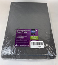 6 Pack Fast Dry Reusable Bed Pads Size: 34"x36"