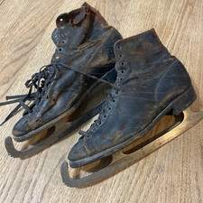 Vintage A.G. Spalding & Bros. Pattini da figura punta arricciata scegli taglia 7-12 D