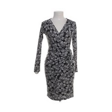 Diane von Furstenberg, Wickelkleid, Größe: 34, Schwarz/Weiß, Seide #I3D