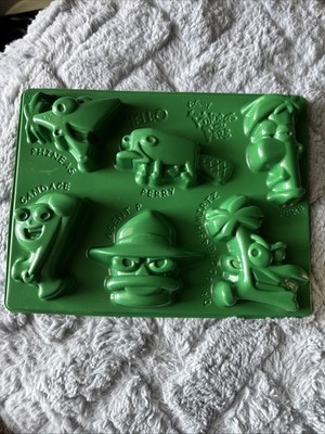 Disney Phineas and Ferb Jello Mold 2012 Kraft Foods 6 Fun Shapes Jello Jigglers