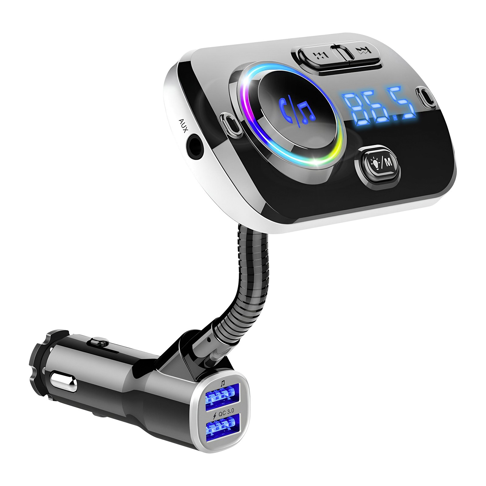 Transmetteur FM voiture Bluetooth pour résoudre le manque de prise auxiliaire