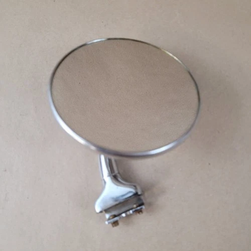 Vintage 1937 Oldsmobile 4" Chrome Side View Round Mirror GM 1930's