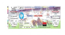 RARE / TICKET BILLET - RUGBY