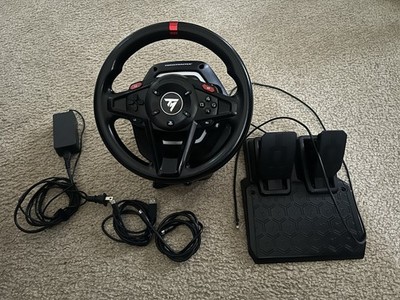 Thrustmaster T128-P Racing Wheel & Pedals, 6ft USB, Black, Ergonomic for PC/PS4