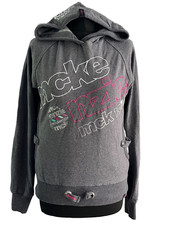 McKenzie sweatshirt size 12 grey hoodie cotton blend womens
