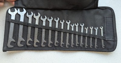 STAHLWILLE - Doppelmaulschüsselsatz 12/15 15-teilig SW3,2-14mm Chrom-Alloy-Stahl