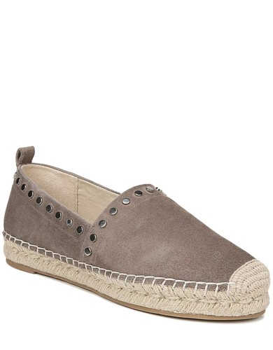 Sam Edelman Womens Koda Leather Suede Espadrille 10M Flint Grey Suede - NIB $90