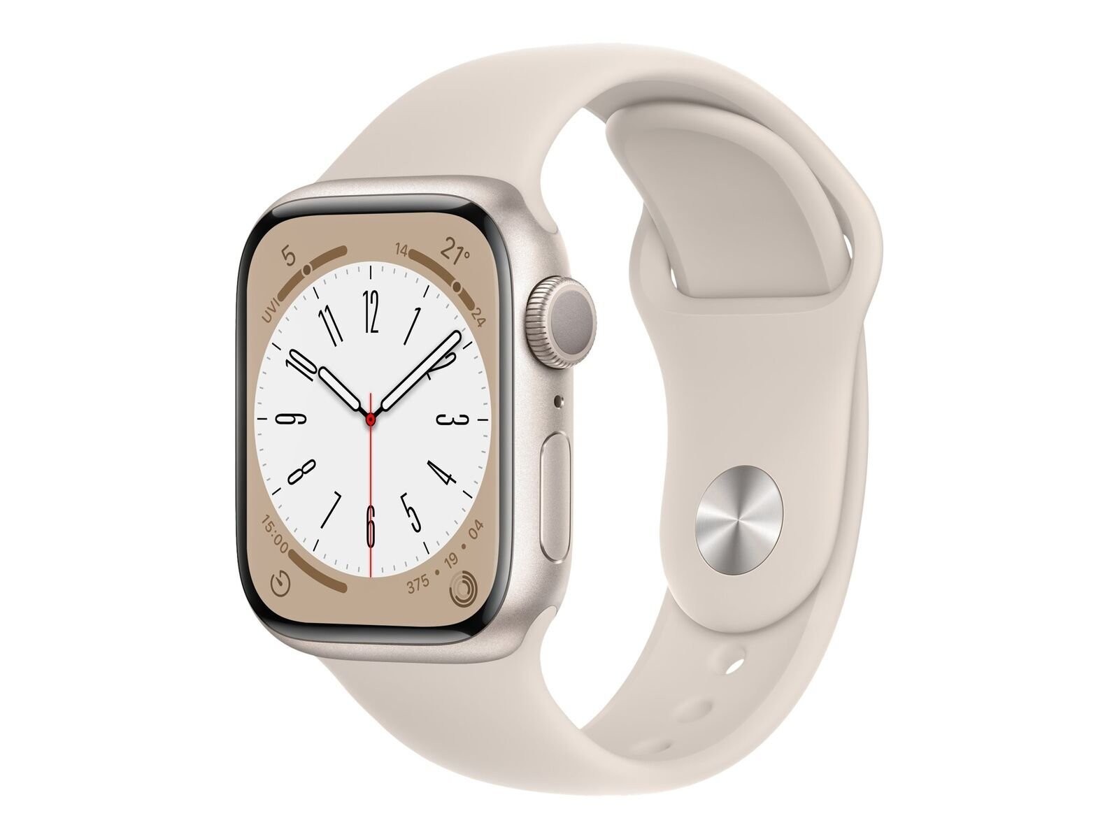 Apple Watch Series 8 GPS Aluminiumgehäuse Sportarmband Smartwatch 3 Jahre Gewähr